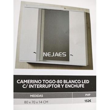 Camerino de baño TOGO BLANCO 80 - Imagen 1