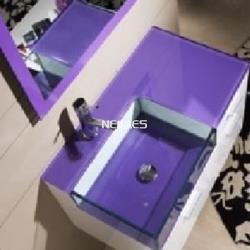 Conjunto mueble de baño LADY DE 75 MALVA - Imagen 2