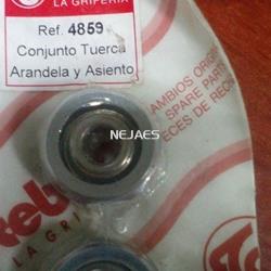 Conjunto tuerca arandela y asiento TEBISA - Imagen 1