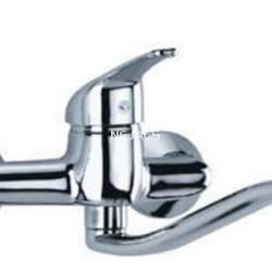 Monomando grifo fregadero para pared caño bajo SURF - Imagen 1