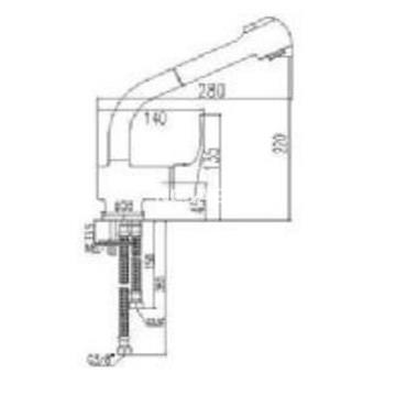 Monomando grifos fregadero extraible para cocina ALTO SURF - Imagen 2