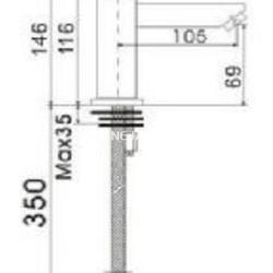 QUAD VIM Monomando grifo lavabo - Imagen 2