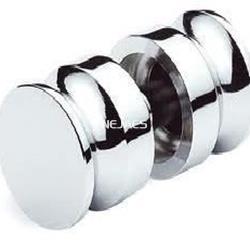 Tiradores pomos para mamparas cromado - Imagen 1